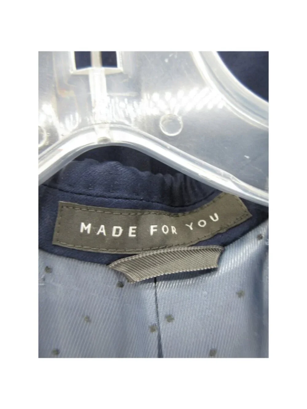 Indochino Suit 36 S Navy Wool Custom Tailored Solid 31X28 Lined Preppy